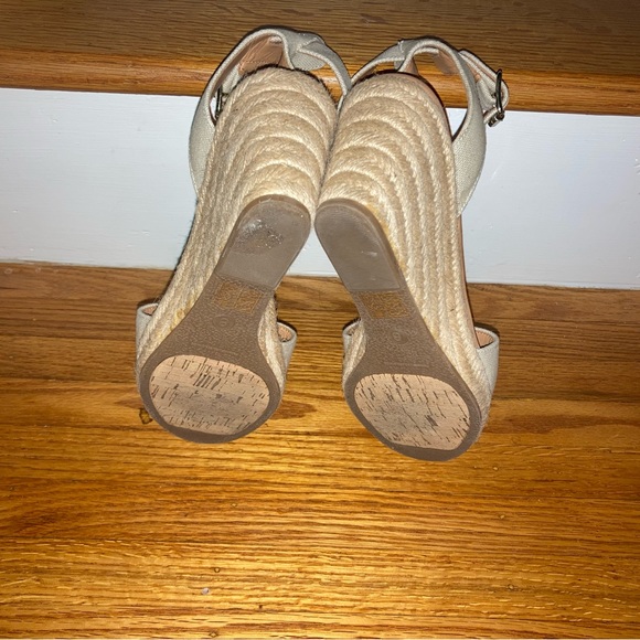 Tan Jcrew espadrille wedges - Picture 8 of 9